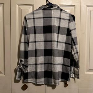 Black and white flannel